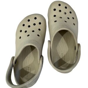 CROCS Light Beige Clogs